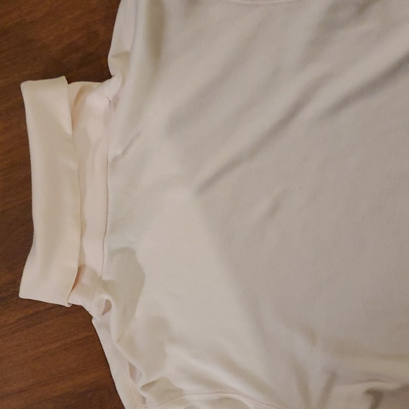 Croft & Barrow Bundle of 2 Tan Mock Stretch & Pink Turtlenecks - Size Medium - Picture 7 of 11